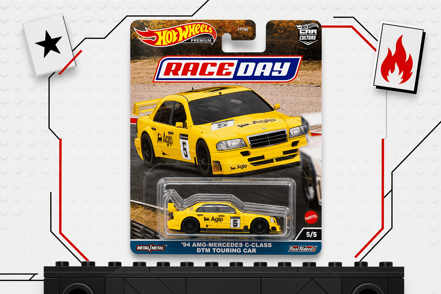 Hot Wheels 94 AMG-Mercedes C-Class DTM