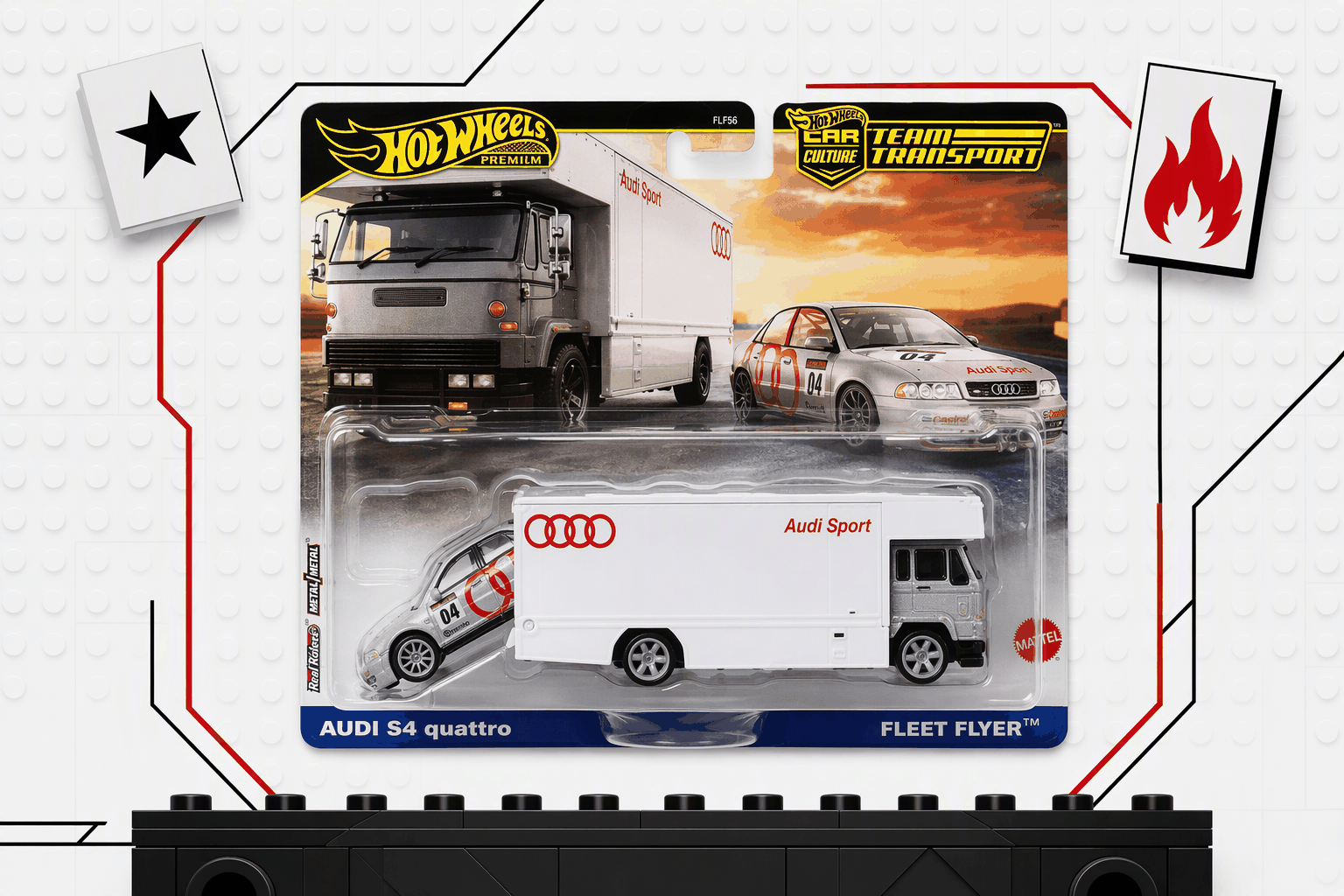 Hot Wheels Audi S4 Quattro & Fleet Flyer