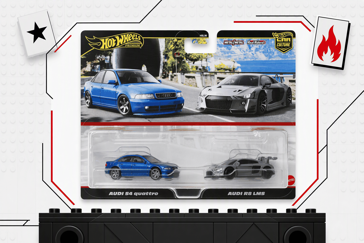 Hot Wheels Audi S4 Quattro & Audi R8 LMS