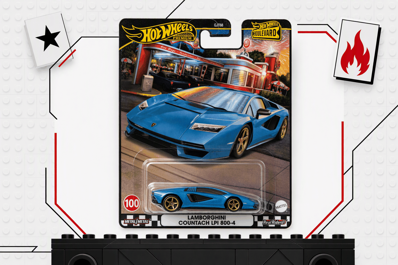 Hot Wheels Lamborghini Countach LPI 800-4 #100