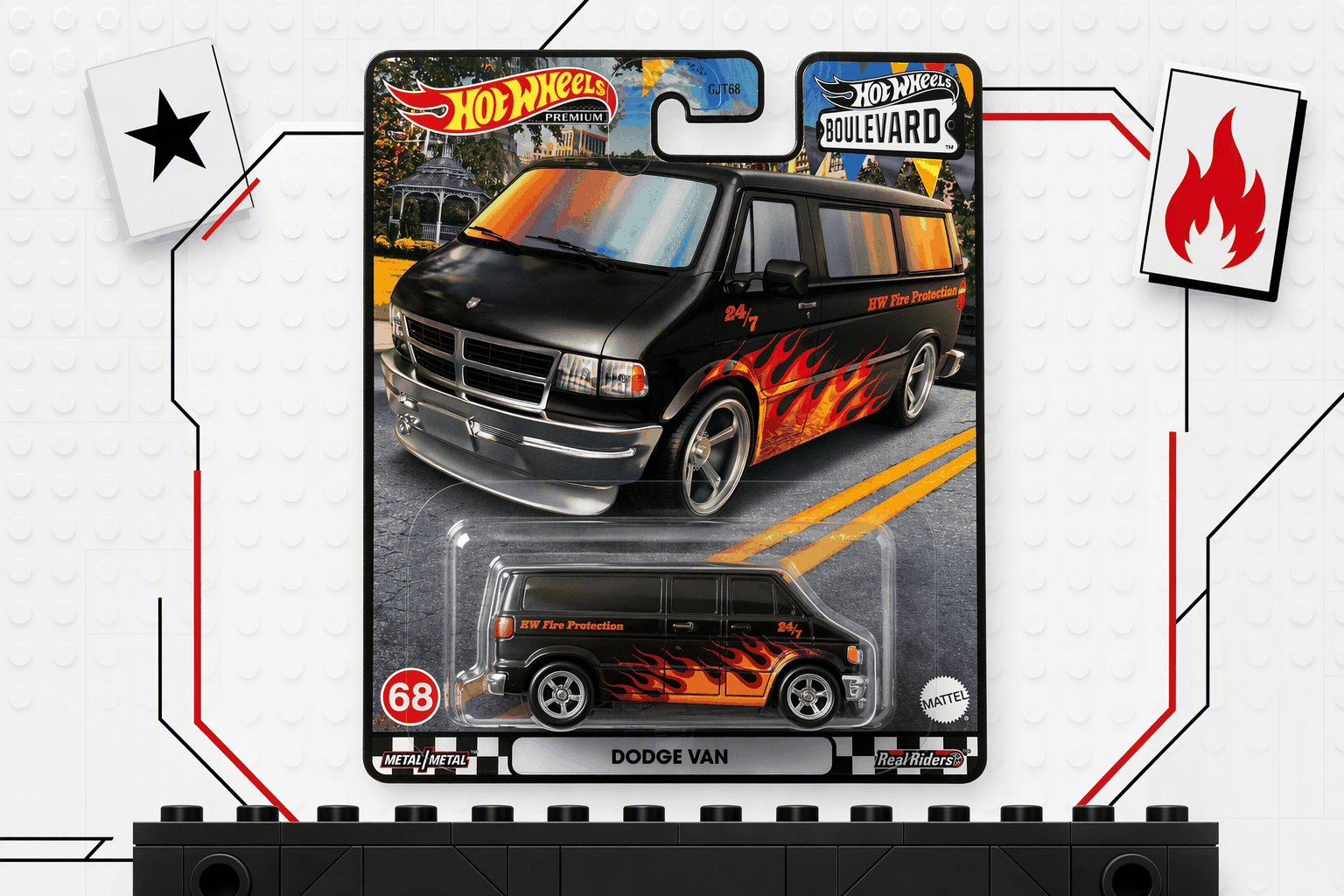 Hot Wheels Dodge Van #68