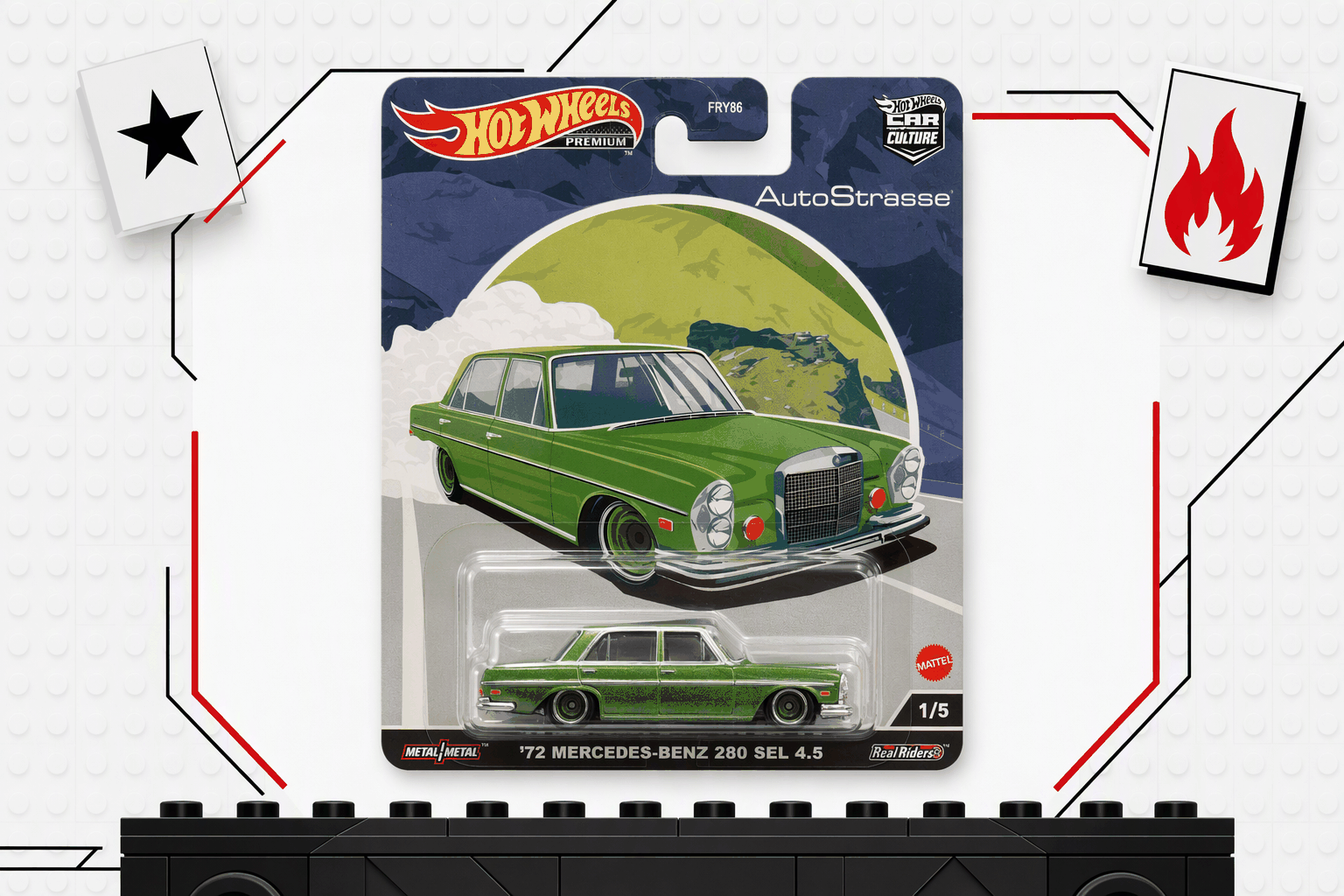 Hot Wheels 72 Mercedes-Benz 280 SEL 4.5