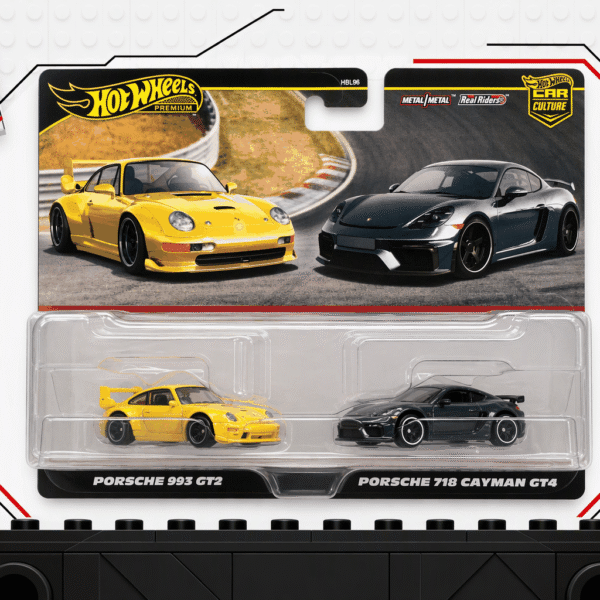 Hot Wheels Porsche 993 GT2 & 718 Cayman GT4