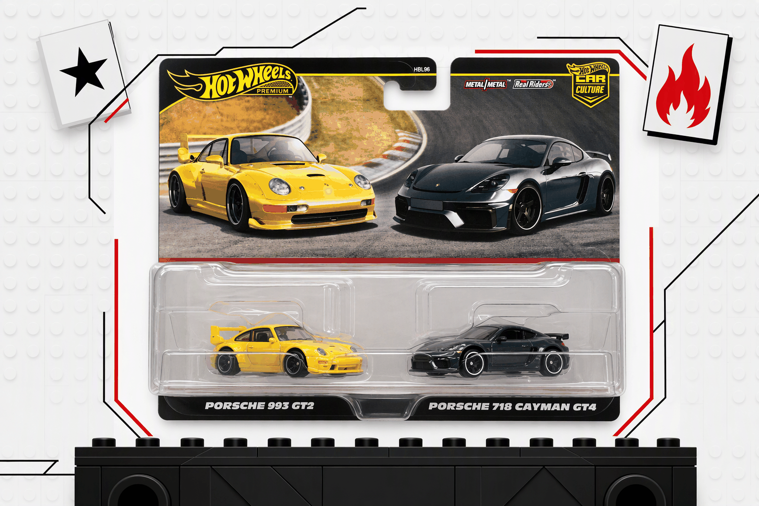 Hot Wheels Porsche 993 GT2 & 718 Cayman GT4