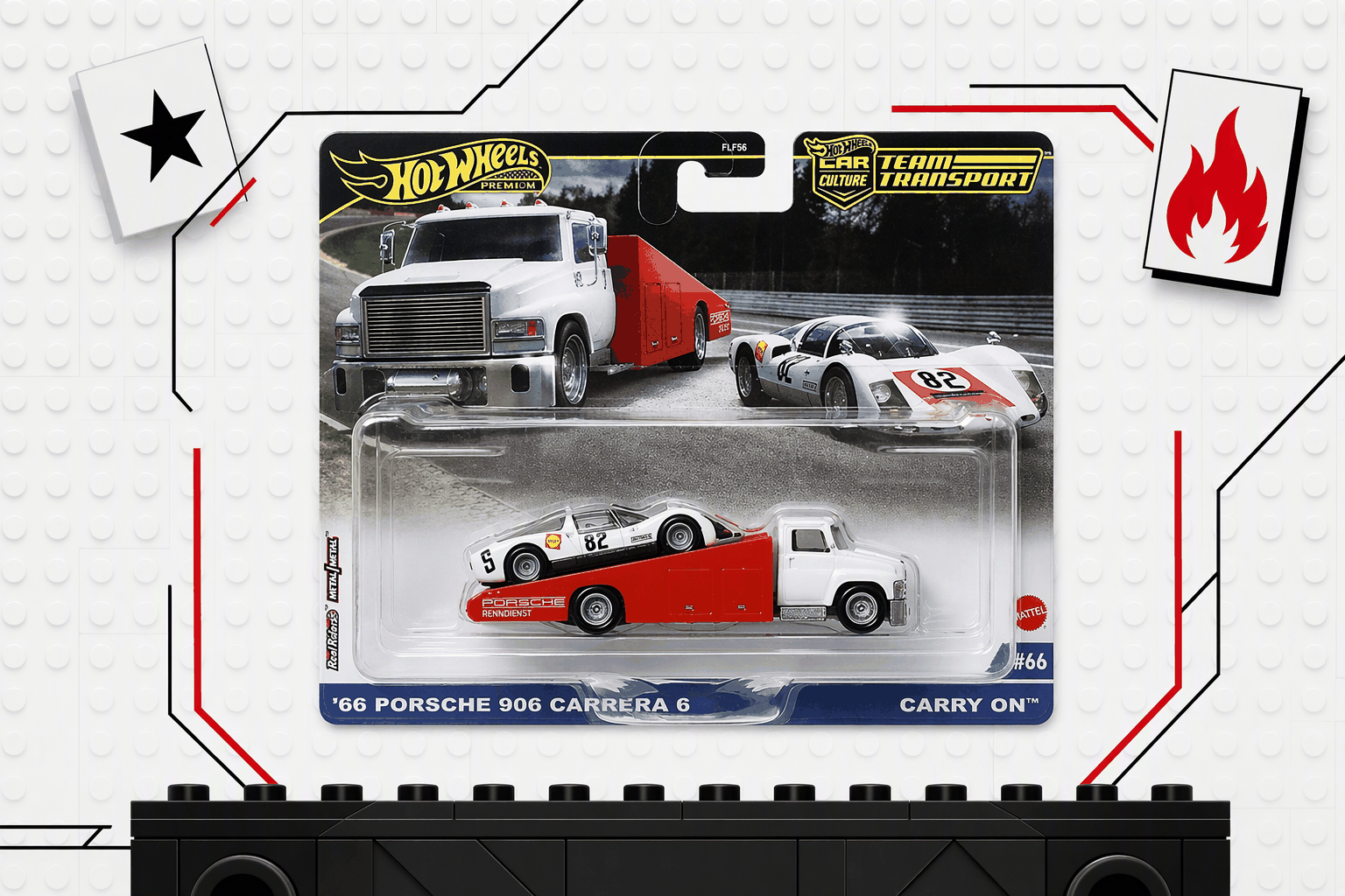 Hot Wheels 66 Porsche 906 & Carrera 6 Carry On