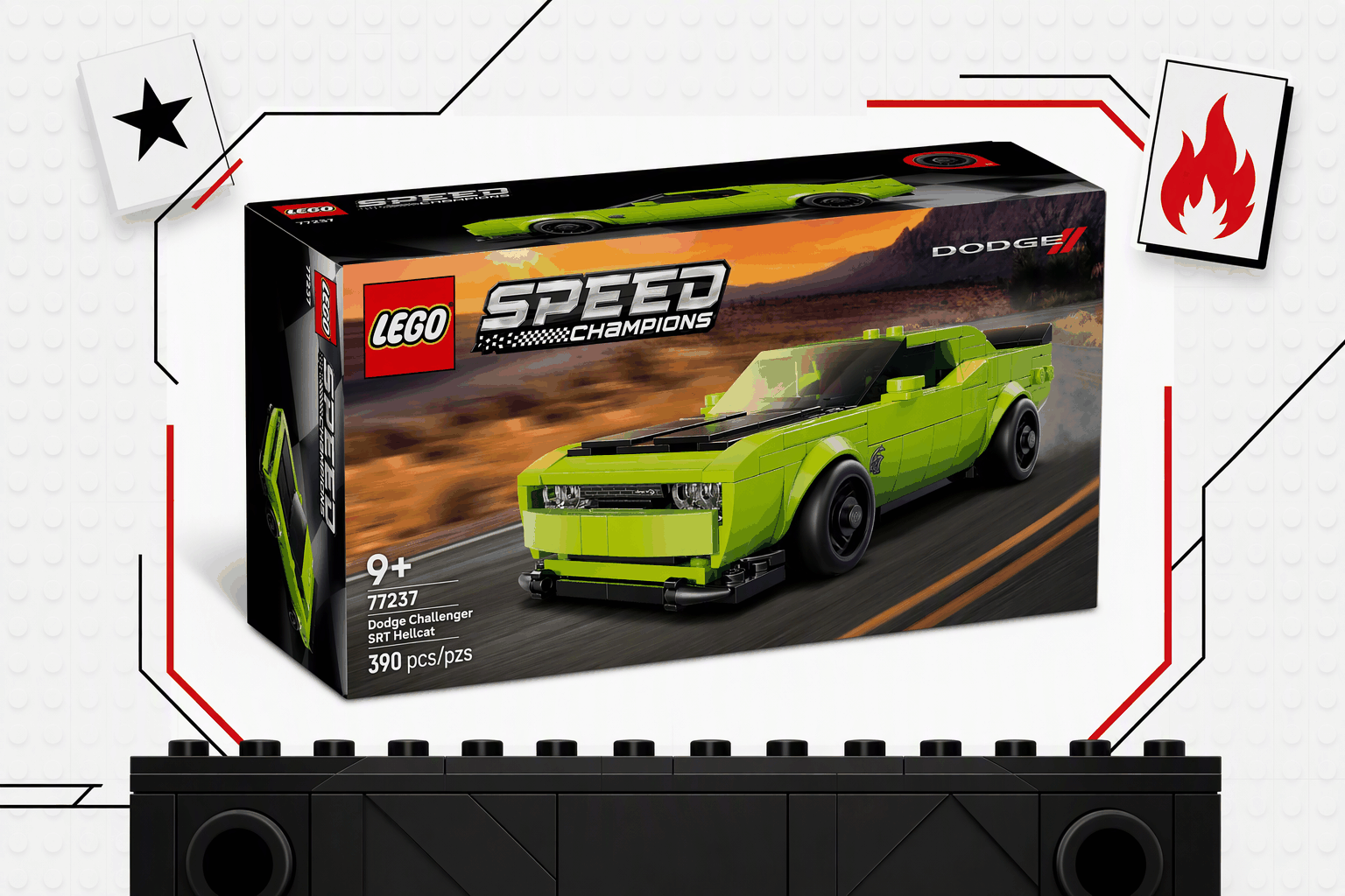 LEGO 77237 Dodge Challenger SRT Hellcat