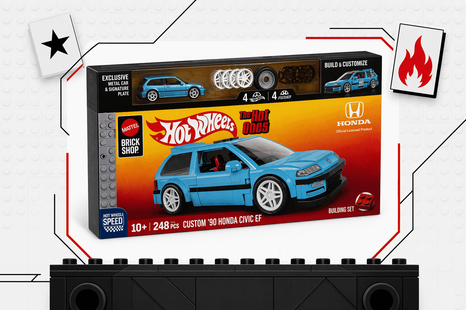 Hot Wheels Custom ’90 Honda Civic EF